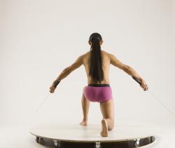 ELMER DIFFERENT KNEELING POSES WITH KATANA